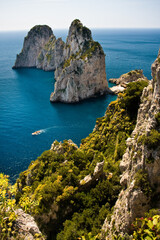 Capri boat and terrace