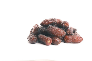 fresh date fruit isolated on white background 
