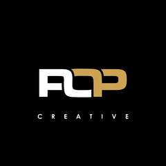 POP Letter Initial Logo Design Template Vector Illustration