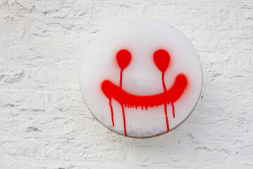 Happy Face Graffiti