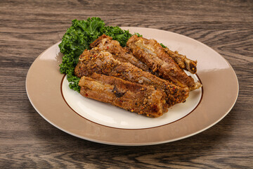 Stewed pork ribs with spices