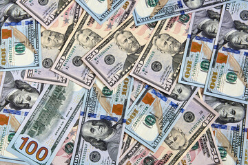 money dollar bills banknotes background