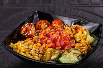 Hawaiian cuisine - Poke with tuna