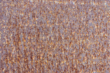 smooth texture of rusty iron plane