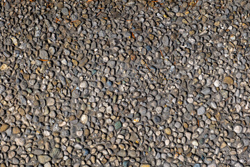 Background texture of many small stones