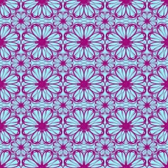 seamless pattern with flowers design