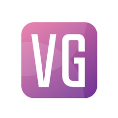 VG Letter Logo Design With Simple style