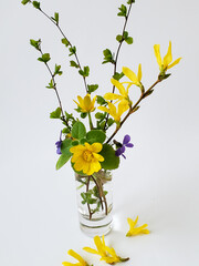 bouquet of yellow flowers