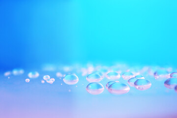 abstract blurred vivid background of water drops. depth of field