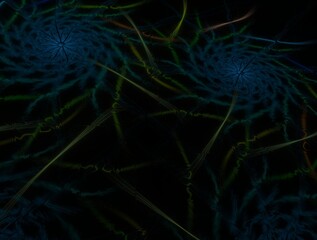 Imaginatory fractal background generated Image