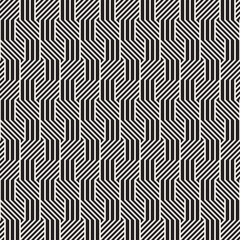 Vector seamless pattern. Modern stylish abstract texture. Repeating geometric tiles