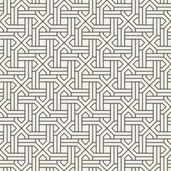 Vector seamless pattern. Modern stylish abstract texture. Repeating geometric tiles