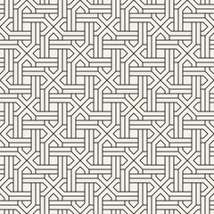 Vector seamless pattern. Modern stylish abstract texture. Repeating geometric tiles