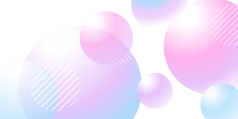 Abstract vector background with abstract neon shapes in gradient pastel colors. Poster with blurred effect. Applicable for  beauty catalog, invitation, advertisement.