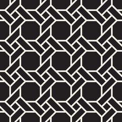 Vector seamless pattern. Modern stylish abstract texture. Repeating geometric tiles