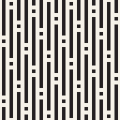Vector naadloos geometrisch patroon. Eenvoudig abstract lijnenrooster. Herhalende elementen stijlvolle achtergrond