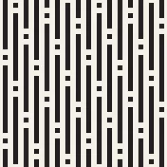Wallpaper murals Bestsellers Vector seamless geometric pattern. Simple abstract lines lattice. Repeating elements stylish background