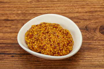 Dijon mustard sauce with seeds