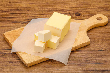 Dairy natural yellow butter piece
