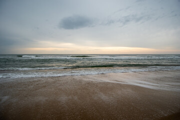 cloudy day at the beach