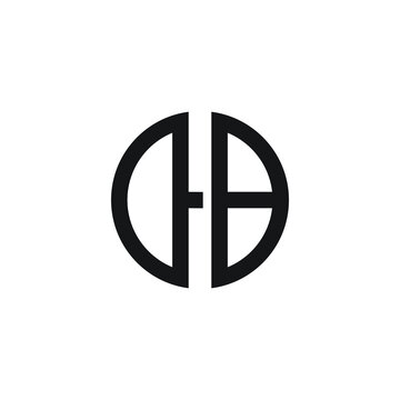 dhb letter logo design 