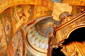 Fototapeta na wymiar St Nedelya Church, Sofia, Bulgaria