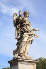 Obraz premium Angel monument in Rome, Italy