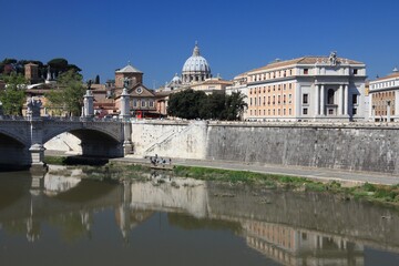 Fototapeta premium Rome city skyline