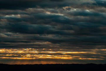 Fototapeta premium 朝焼けの雲