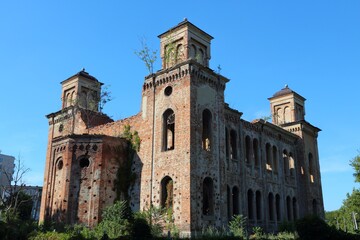 Fototapeta na wymiar Synagogue of Vidin, Bulgaria. Architecture of Bulgaria.