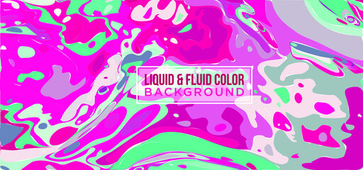 Liquify Fluid Color Banner background