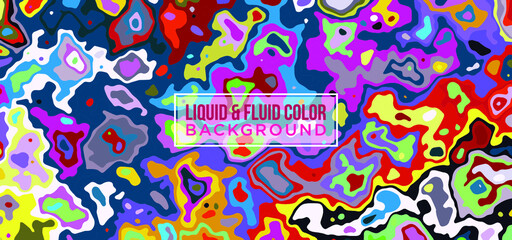 Liquify Fluid Color Banner background