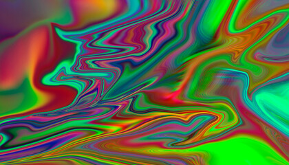 Abstract rainbow liquid texture background