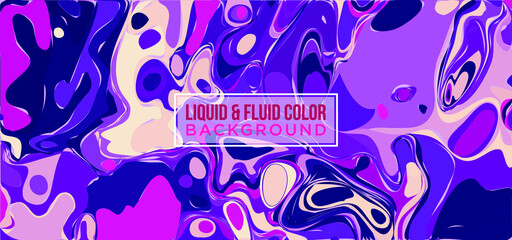 Fototapeta premium Liquify Fluid Color Banner background