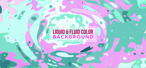 Liquify Fluid Color Banner background