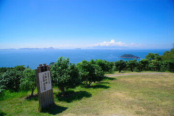 万葉の岬から見る瀬戸内の絶景