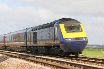 Obraz premium Train in the Exe Valley in Devon 