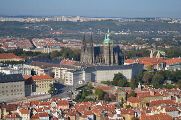 Prague, a tourist destination, the capital of the Czech Republic
