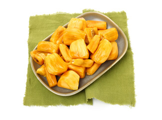 jackfruit isolated on white background