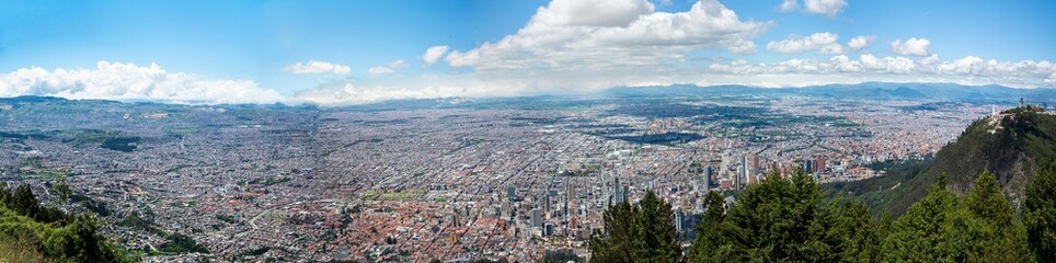 Panorámica de Bogotá de día
