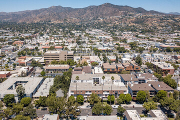 Aerial Drone View Photo of Glendale, California for Homes and Buildings