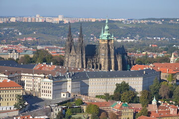 Fototapeta premium Prague, a tourist destination, the capital of the Czech Republic
