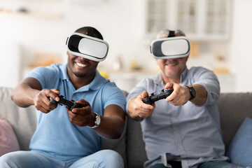 Modern virtual games at home and have fun together