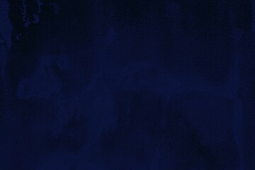 Dark Blue Grunge Concrete Wall Texture Background.