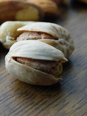 nuts on the table