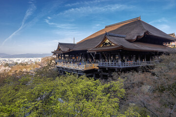 Fototapeta na wymiar 日本 京都 清水寺の春と桜景色