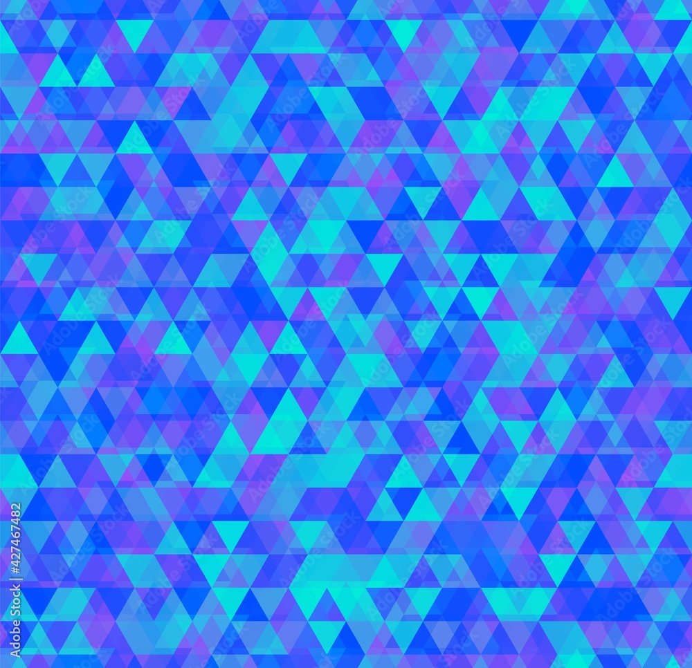 Canvas Prints vector trendy low poly seamless pattern. camouflage polygonal background