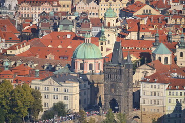 Fototapeta na wymiar Prague, a tourist destination, the capital of the Czech Republic