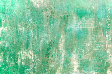 Green distressed grungy backdrop