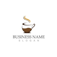 coffee cup logo template